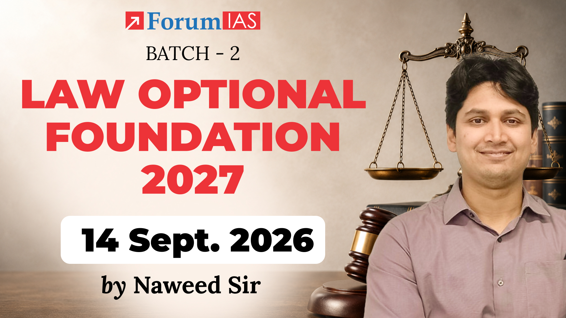 Open Class | Law Optional Foundation 2027 | Batch - 2